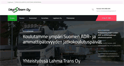 Desktop Screenshot of logisteam.fi